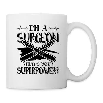 Surgeon superpower - Mug - white - Right