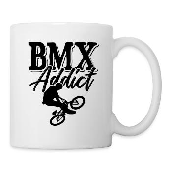 bmx süchtig fahrrad - Tasse - Weiß - Rechts