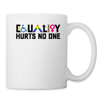 Equality Hurts No One Disability LGBTQ Feminist - Mug - white - Right