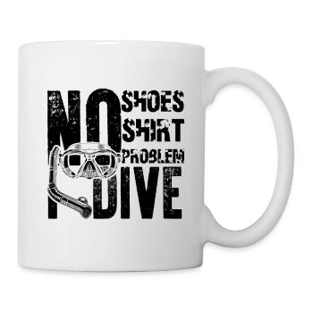 diving divers - Mug - white - Right