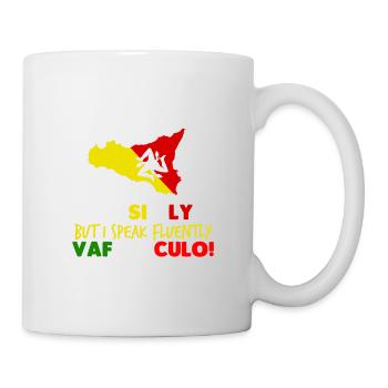 Italien Sizilien Sicilia Italiener Sizilianer Gesc - Tasse - Weiß - Rechts