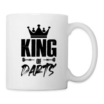 könig krone darts - Tasse - Weiß - Rechts