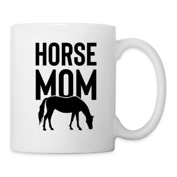 Pferde Mama - Mug blanc - blanc - Droite