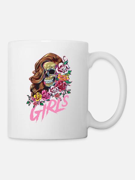 Girls tour squelettique - Mug blanc - blanc