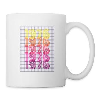 1976 Rétro cadeau d’anniversaire vintage - Mug blanc - blanc - Droite