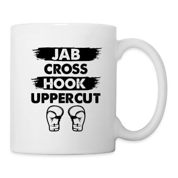 boxing gloves - Mug - white - Right