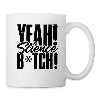 yeah wissenschaft - Tasse - Weiß - Rechts
