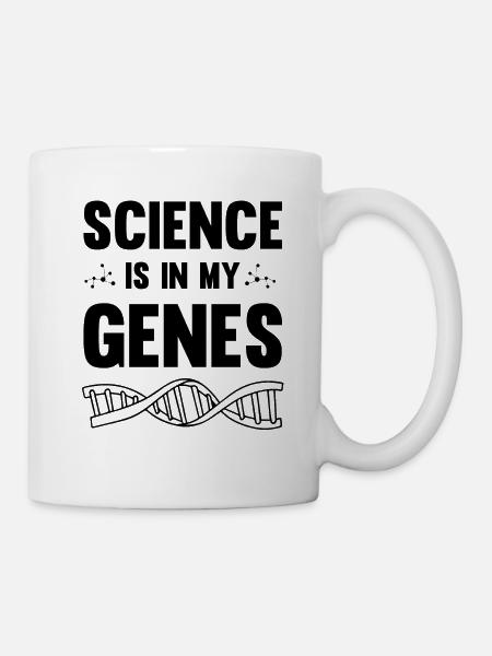 gene wissenschaft - Tasse - Weiß