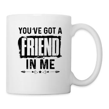 freunde freund - Tasse - Weiß - Rechts