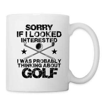 golf golf - Mug blanc - blanc - Droite