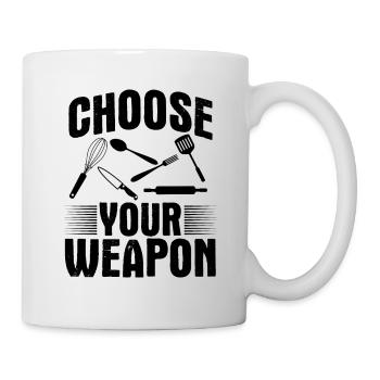 kochen spruch koch - Tasse - Weiß - Rechts