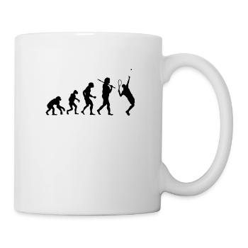 Evolution Tennis - Tasse - Weiß - Rechts