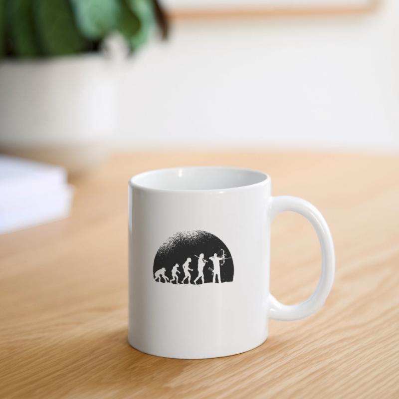 Evolution Tir à l’arc Mug blanc