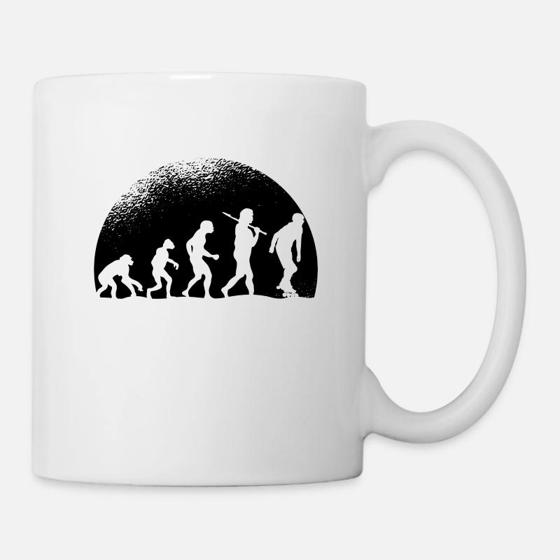 Evolution Rollschuh - Tasse - Weiß