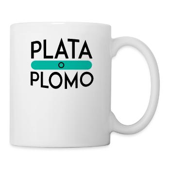 Plata O Plomo - Mug blanc - blanc - Droite
