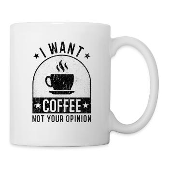 Coffee saying funny coffee gifts - Mug - white - Right