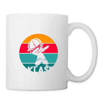 4. Klasse Abgeschlossen Grundschule Schulkind Vier - Tasse - Weiß - Rechts