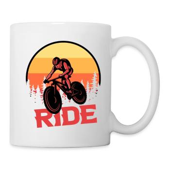 Ride Bike Retro - Mug - white - Right