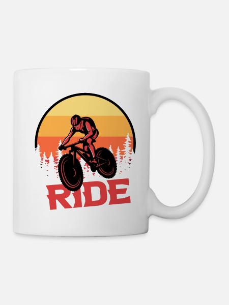 Ride Vélo Retro - Mug blanc - blanc