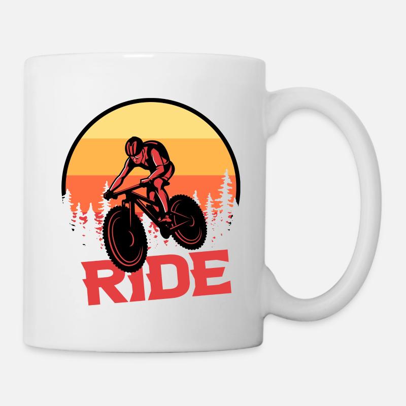 Ride Vélo Retro - Mug blanc - blanc
