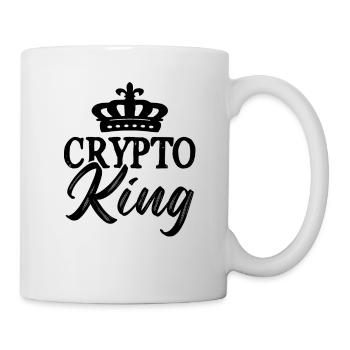 Crypto Roi Bitcoin - Mug blanc - blanc - Droite