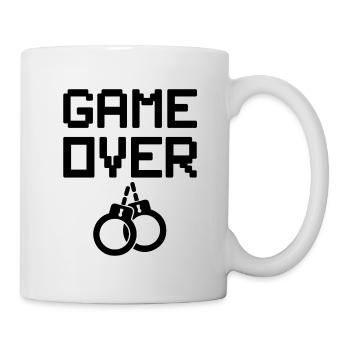 game over bräutigam - Tasse - Weiß - Rechts
