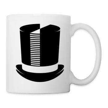 Cylindre / Chapeau Cylindre / Marié / Sorcier - Mug blanc - blanc - Droite