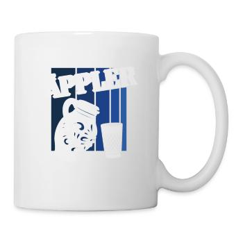 Hessischer Äppler, Apfelwein - Tasse - Weiß - Rechts
