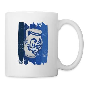Hessischer Äppler, Apfelwein - Tasse - Weiß - Rechts