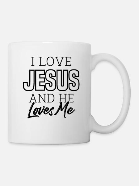i love jesus - Mug blanc - blanc