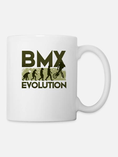 BMX Evolution - Mug blanc - blanc