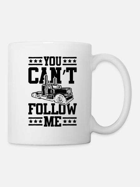 truck trucker cool - Tasse - Weiß
