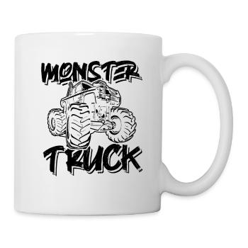 Monster truck cool - Mug - white - Right