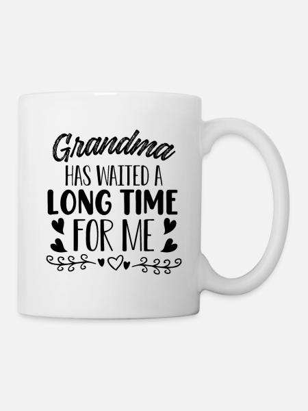 großmutter oma baby - Tasse - Weiß