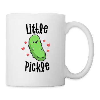 Little Pickle Funny Pickle Chemises pour filles garçons - Mug blanc - blanc - Droite