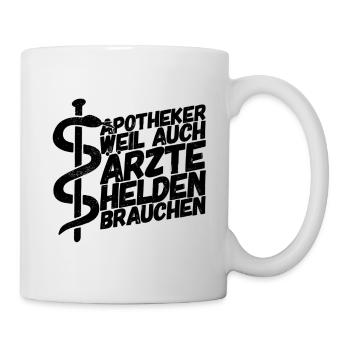 Apotheker Apotheke Pharmazeut - Tasse - Weiß - Rechts