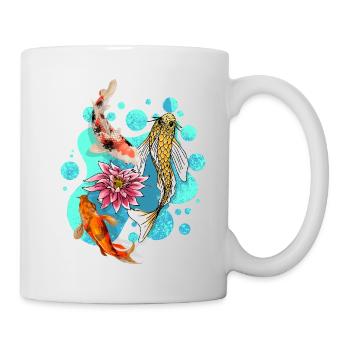 Koi Poissons - Mug blanc - blanc - Droite