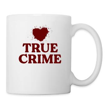 Liebe True Crime Shirt Frauen Murderino Blut - Tasse - Weiß - Rechts