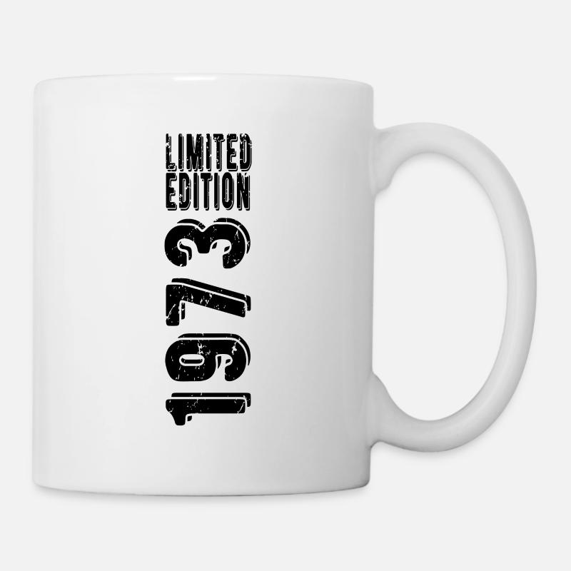 Anniversaire né en 1973 Limited Edition - Mug blanc - blanc