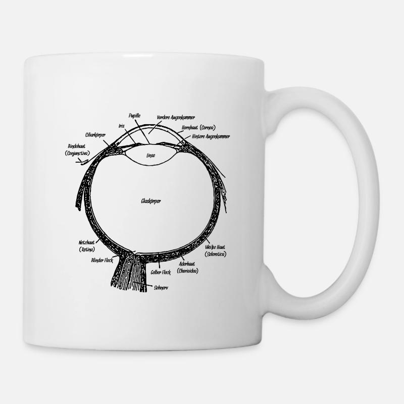 Augenoptiker Optiker Augenarzt - Tasse - Weiß