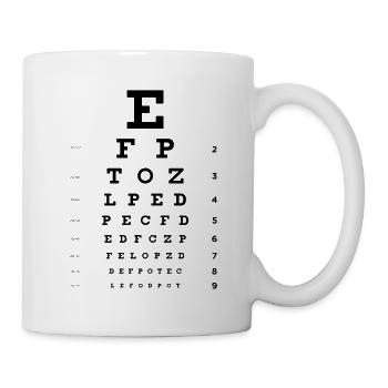 Augenoptiker Optiker Augenarzt - Tasse - Weiß - Rechts