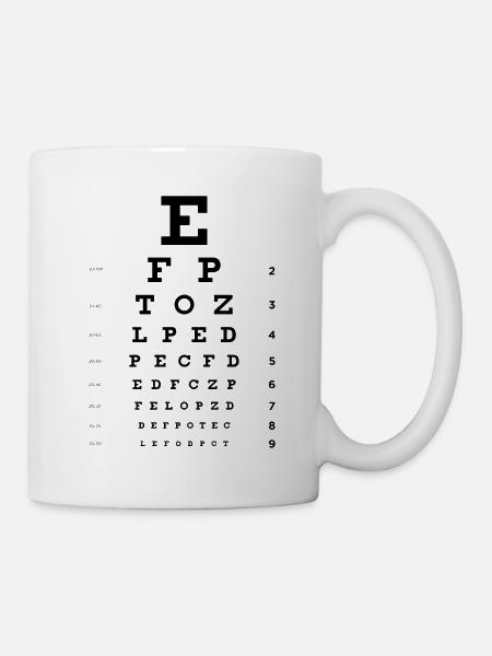 Augenoptiker Optiker Augenarzt - Tasse - Weiß