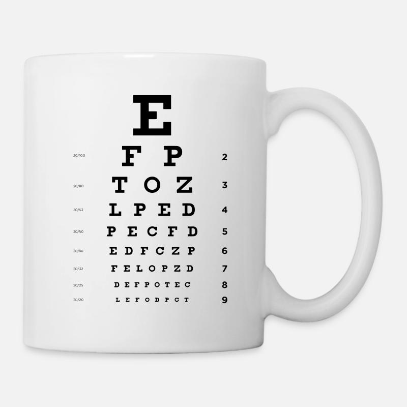 Augenoptiker Optiker Augenarzt - Tasse - Weiß