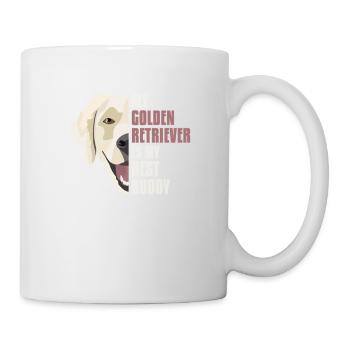 Best Buddy, Golden Retriever - Tasse - Weiß - Rechts
