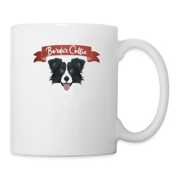 Border Collie Maman, maman chien - Mug blanc - blanc - Droite