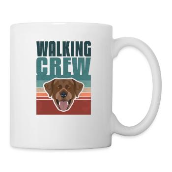 Gassi Crew, Chocolat Labrador, Lab - Mug blanc - blanc - Droite
