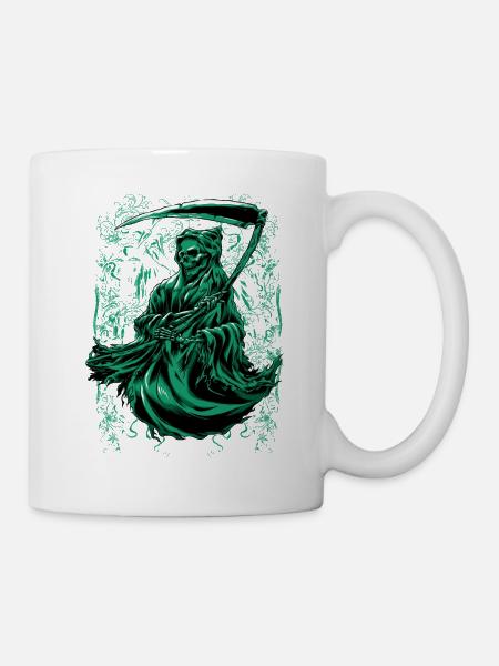 Grim Reaper Halloween Gift - Mug - white