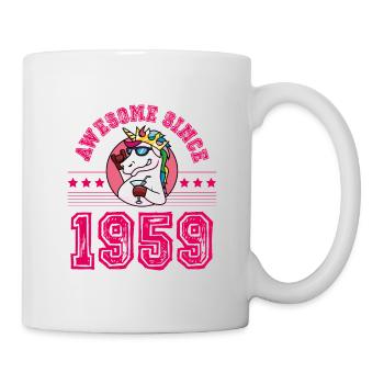 1959 Awesome Licorne - Mug blanc - blanc - Droite