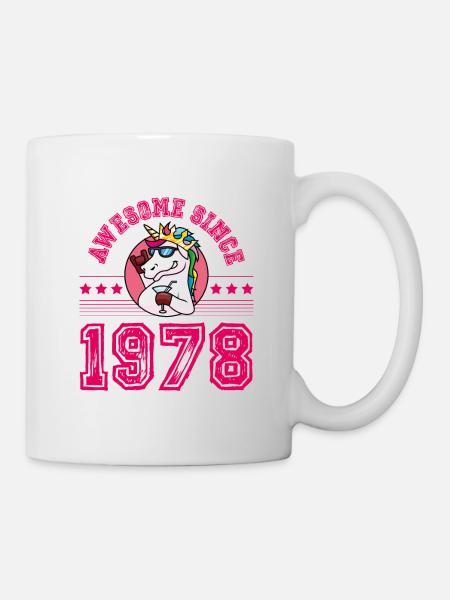 1978 Licorne awesome - Mug blanc - blanc