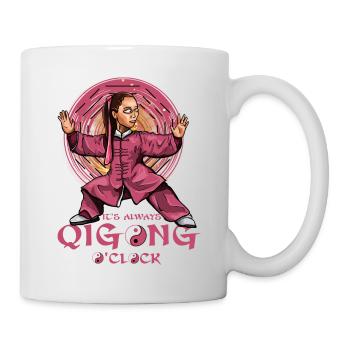 C’est toujours Qi Gong O’Clock - Mug blanc - blanc - Droite